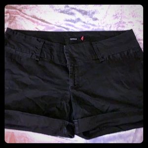 Torrid plus size 16 black shorts